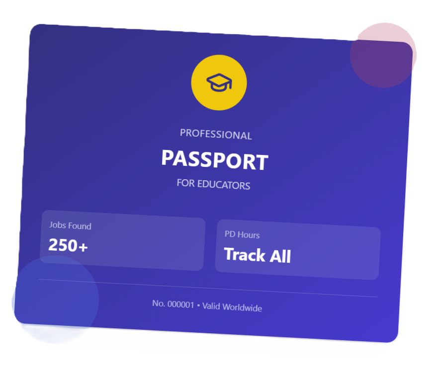 Professional Passport for Educators - 2701+ Jobs Found
